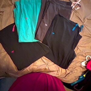 4 pair of med Couture scrub pants.  3X. Wide leg. Not stretchey